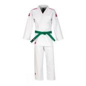 Matsuru Judopak Semi Wedstrijd Geborduurd - Wit/Roze