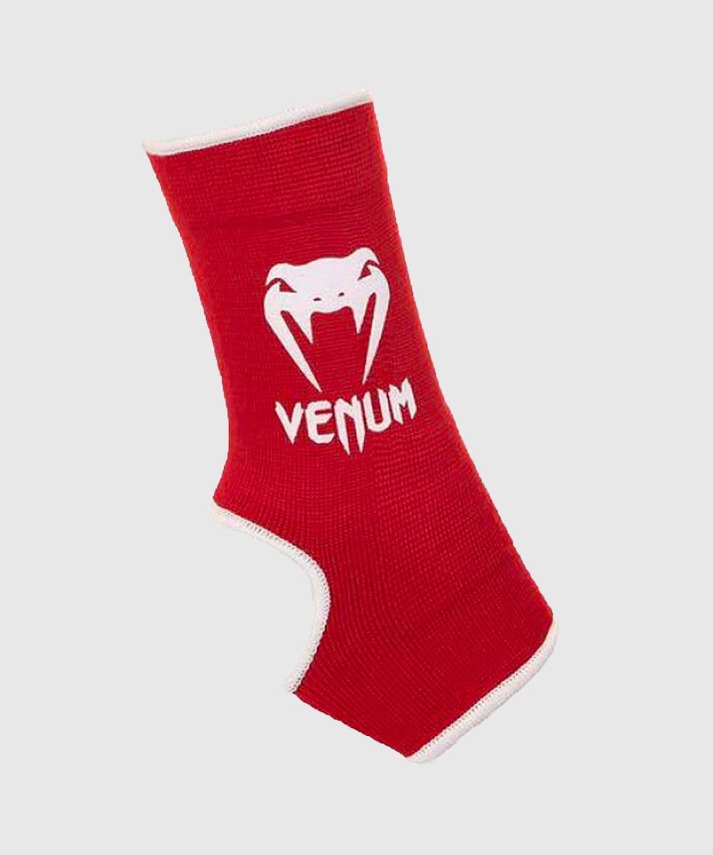 Venum Kontact Gel knie beschermer - zwart/rood - Best Fightshop - Vechtsportartikelen